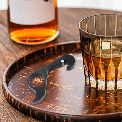 One-Handed Bottle Opener Easy to Use Beer Bottle Opener for Kitchen Bar or Restaurant Gift for Men