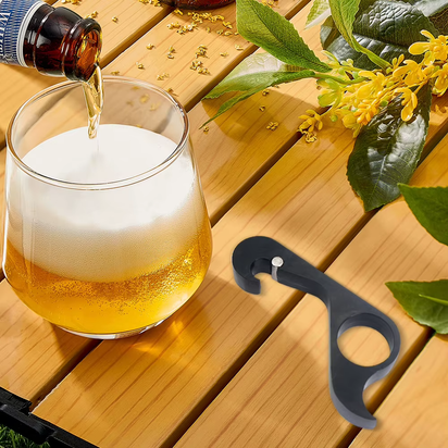One-Handed Bottle Opener Easy to Use Beer Bottle Opener for Kitchen Bar or Restaurant Gift for Men