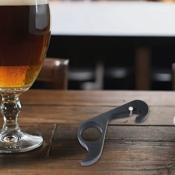 One-Handed Bottle Opener Easy to Use Beer Bottle Opener for Kitchen Bar or Restaurant Gift for Men
